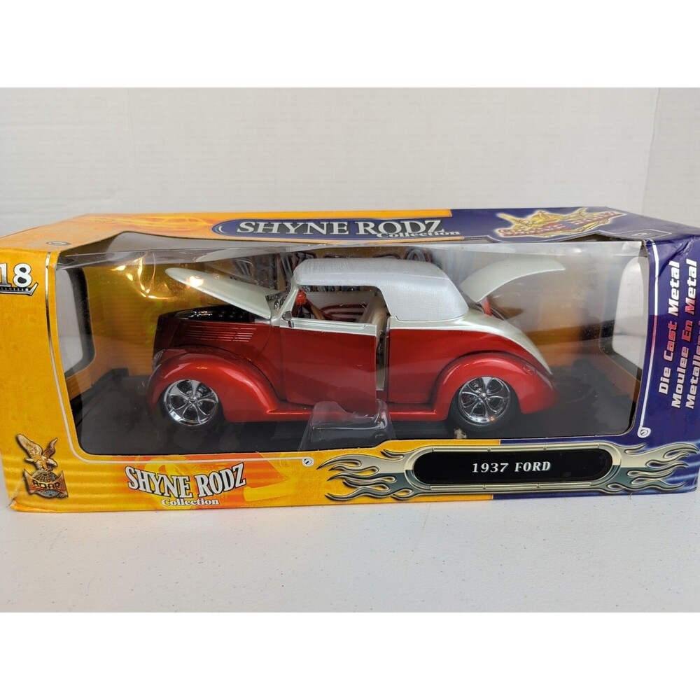 1937 FORD 1:18 SHYNE RODZ COLLECTION, Road Signature, New ,Box Damage See Photos